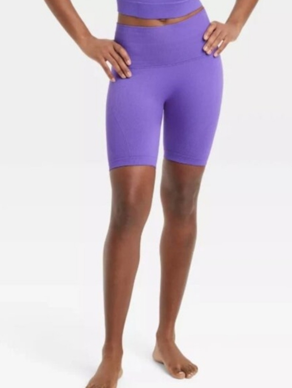 NWT All In Motion Womens Small Purple Workout Shorts